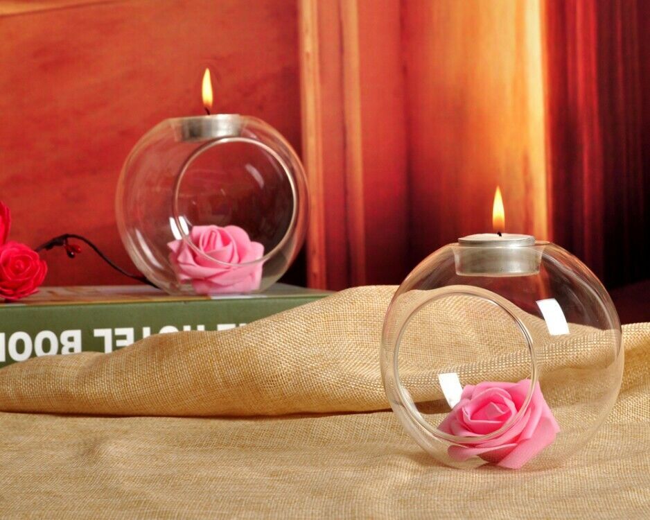 Creative glass candlestick micro-landscape ecological vase European thickened transparent heat-resistant glass candle holder w 8cm 10cm 12cm 
Creative glass candlestick micro-landscape ecological vase European thickened transparent heat-resistant glass candle holder w 8cm 10cm 12cm
