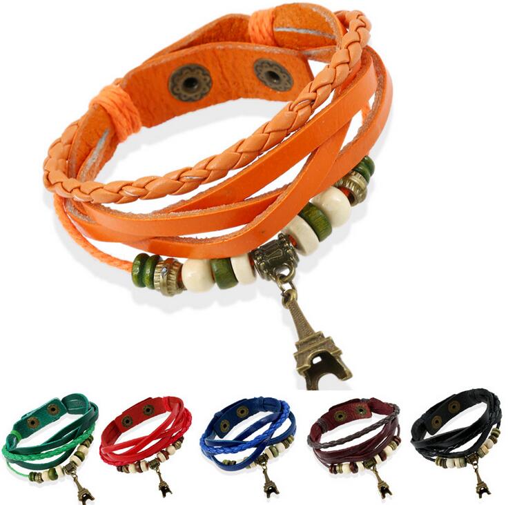 New arrival New weaving retro tower pendant leather necklace strap jewelry FB081 mix order 20 pieces a lot Charm Bracelets
New arrival New weaving retro tower pendant leather necklace strap jewelry FB081 mix order 20 pieces a lot Charm Bracelets