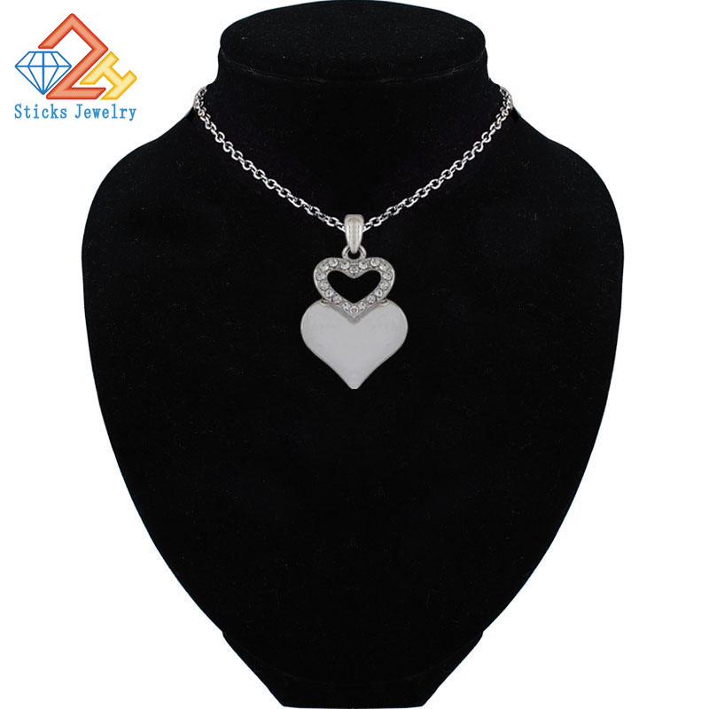 Sticks jewelry White K Plated Stellux Crystals Heart Pendant Necklace for Valentine's Day Gift of Love Free Shipping
Sticks jewelry White K Plated Stellux Crystals Heart Pendant Necklace for Valentine's Day Gift of Love Free Shipping