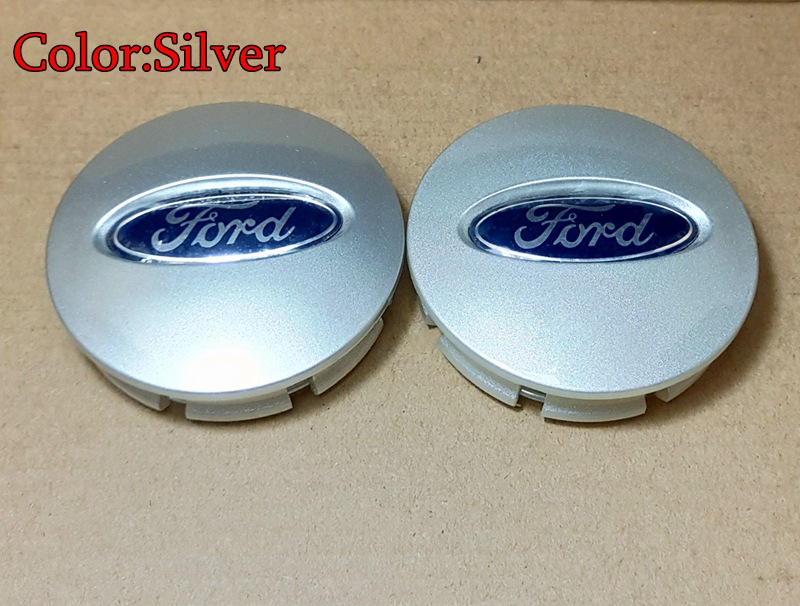 For Ford Edge Explorer Wheel Hub Center Cap Wheel Case Covers Emblem 66mm Electroplate/Silver/Black 4PCS/SET