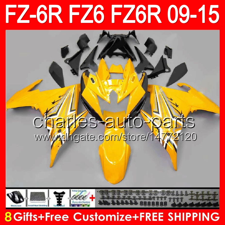 8gifts gloss yellow For YAMAHA FZ6R 09 10 11 12 13 14 15 FZ6N FZ6 89NO104 FZ-6R FZ 6R 2009 2010 2011 2012 2013 2014 2015 TOP black Fairing, The same as the photo shows
8gifts gloss yellow For YAMAHA FZ6R 09 10 11 12 13 14 15 FZ6N FZ6 89NO104 FZ-6R FZ 6R 2009 2010 2011 2012 2013 2014 2015 TOP black Fairing, The same as the photo shows