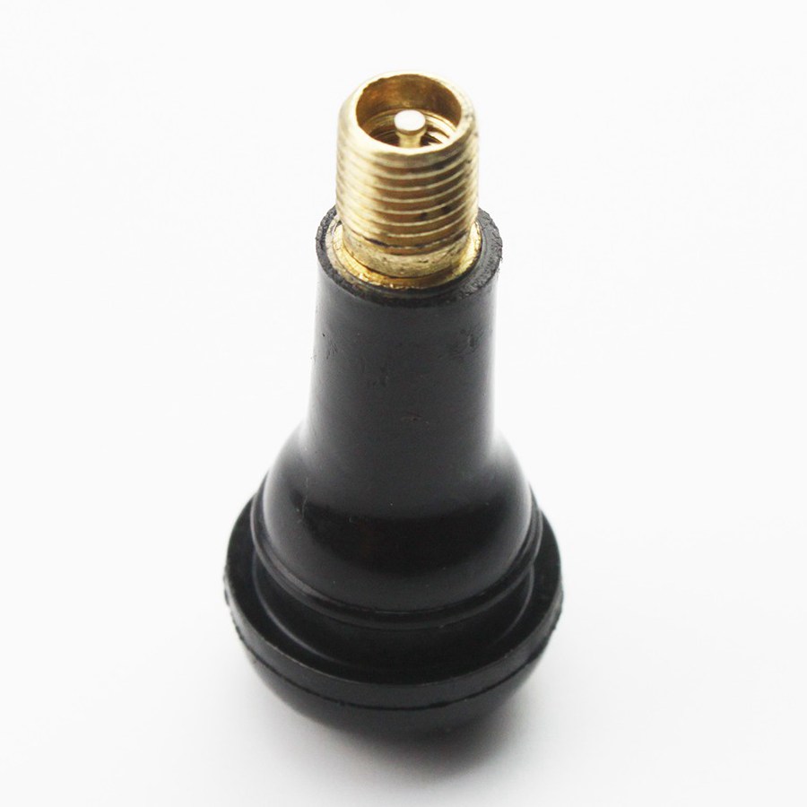 100PCS/LOT TR413 Brass Car Valve valves Stem Rims Snap-In Tire Auto Tyre Tubeless Short Rubber Wheel Accessory