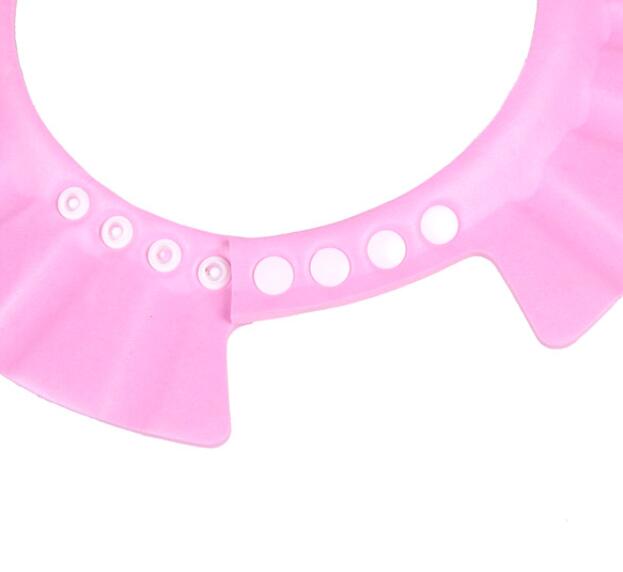 Baby Kids Shampoo Cap Adjustable EVA Foam Bath Shower Cap Hat Wash Hair Shield Pink/Blue/Yellow G588