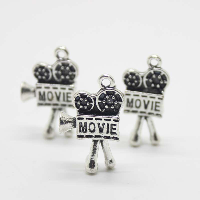 15pcs-- Movie Camera Projector Charms 16x26mm antique silver tone Movie Charms Camera pendant, Bronze;silver
15pcs-- Movie Camera Projector Charms 16x26mm antique silver tone Movie Charms Camera pendant, Bronze;silver