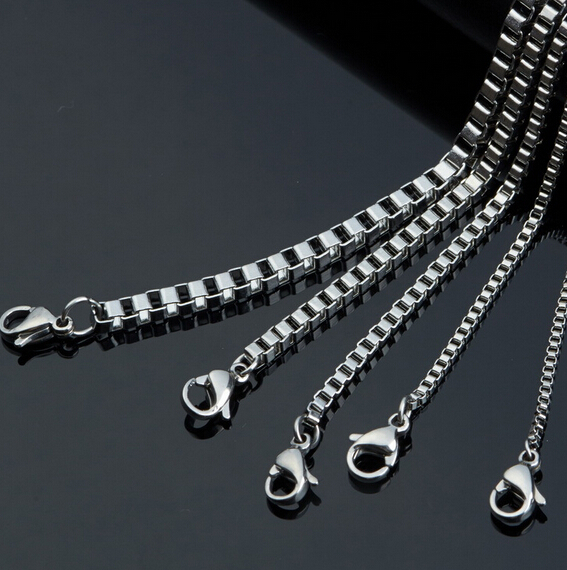 free shipping 50pcs Lot wholesale jewelry stainless steel silver tone thin 2mm wide Box chain necklace fit pendant women men 18 inch-28inch
free shipping 50pcs Lot wholesale jewelry stainless steel silver tone thin 2mm wide Box chain necklace fit pendant women men 18 inch-28inch
