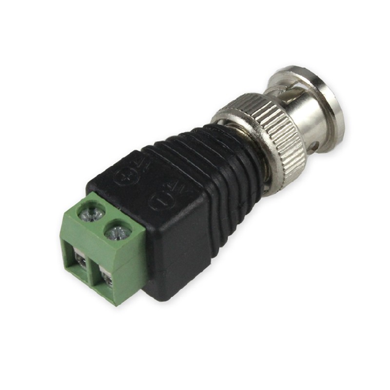 Coaxial Coax CAT5 BNC Male Connector for CCTV Camera Security System Surveillance Accessories New Arrival
