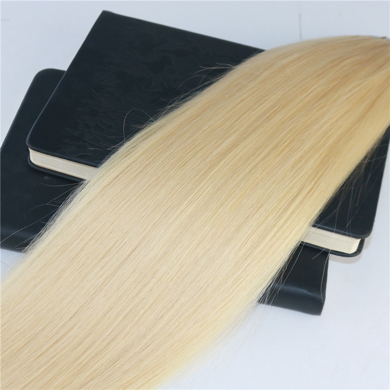 Tape in Hair Extensions Color 613 Bleach Blonde s Invisiable Real Human Hair Skin Weft Tape on Hair Extensions 100g/40pcs