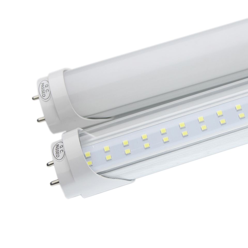 4000K 5000K T8 G13 Double pins Led Tube 4ft SMD2835 LED chip Fluorescent tube Lamp 25pcs/lot 28W Double sides 2835 Bulbs lamp