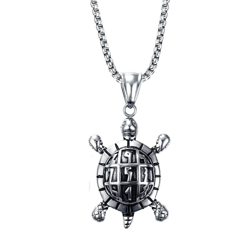 Fashion Mens Necklaces Stainless Steel Sea Turtle Pendant Necklace for Men Vintage Jewelry Health and Longevity PN-709, Silver
Fashion Mens Necklaces Stainless Steel Sea Turtle Pendant Necklace for Men Vintage Jewelry Health and Longevity PN-709, Silver