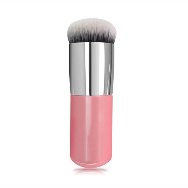 Professional Liquid Foundation Brush Wood Handle Beauty Kabuki Brush Flat Synthetic Hair Makeup Brushes Free Shipping