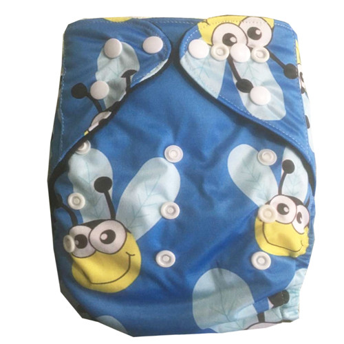 Hot sale Bamboo Charcoal Baby Reusable Cloth Pocket Diaper Covers All in One Size Nappy 50 pcs/lot without insert