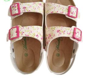 New 2017 summer woman men flats sandals Cork slippers unisex casual shoes print mixed colors flip flop free shipping