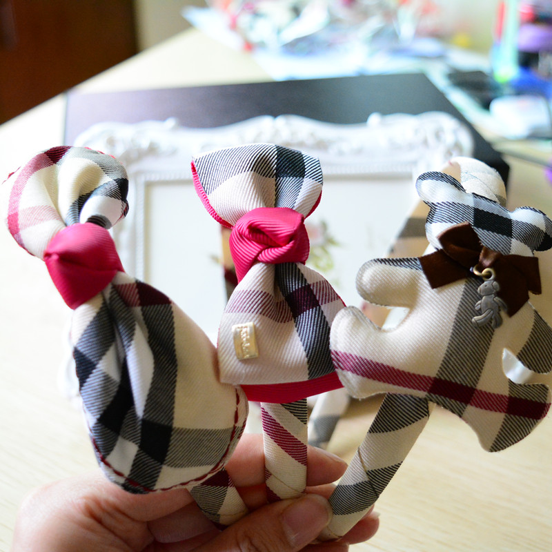 Wholesale- Sweet Baby Girls' Hairbands Classic Plaid Kids Headband Fashion Headwear Accessories, Bear
Wholesale- Sweet Baby Girls' Hairbands Classic Plaid Kids Headband Fashion Headwear Accessories, Bear