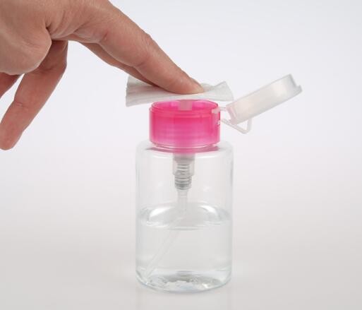 150ML Pump Polish Dispenser Bottle Nail Art Remover UV GEL Cleaner XB