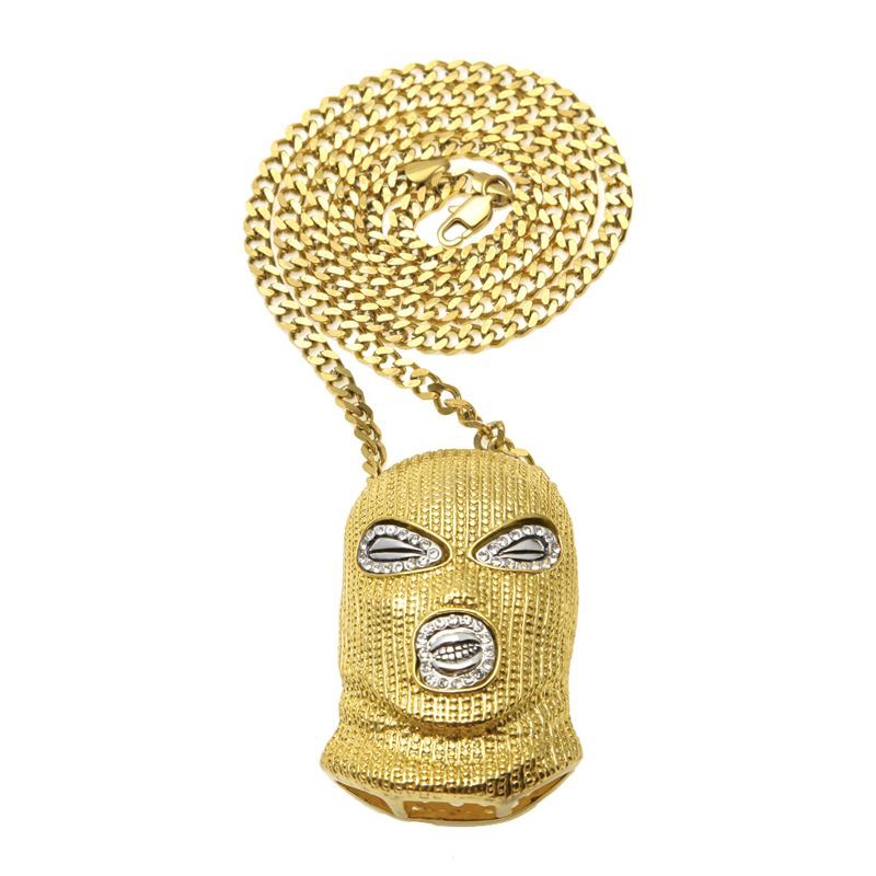 Hip Hop CSGO Pendant Necklace Mens Punk Style Alloy Gold Silver Plated Mask Head Charm Pendant Cuban Chain free shipping
Hip Hop CSGO Pendant Necklace Mens Punk Style Alloy Gold Silver Plated Mask Head Charm Pendant Cuban Chain free shipping