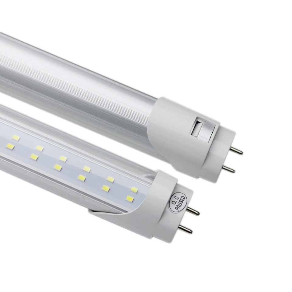 4000K 5000K T8 G13 Double pins Led Tube 4ft SMD2835 LED chip Fluorescent tube Lamp 25pcs/lot 28W Double sides 2835 Bulbs lamp