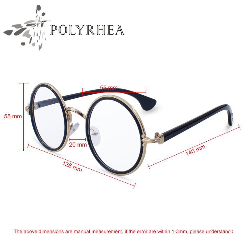 Fashion Luxury Optical Sunglasses Frames Ladies Round Vintage Classic Glasses Women Brand Designer Eyeglasses Alloy With box and c