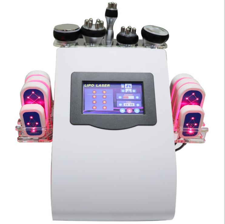 New Arrival 40K Ultrasonic liposuction Cavitation 8 Pads lipolaser Slimming Beauty Machine Vacuum RF Skin Care Equipment For Salon