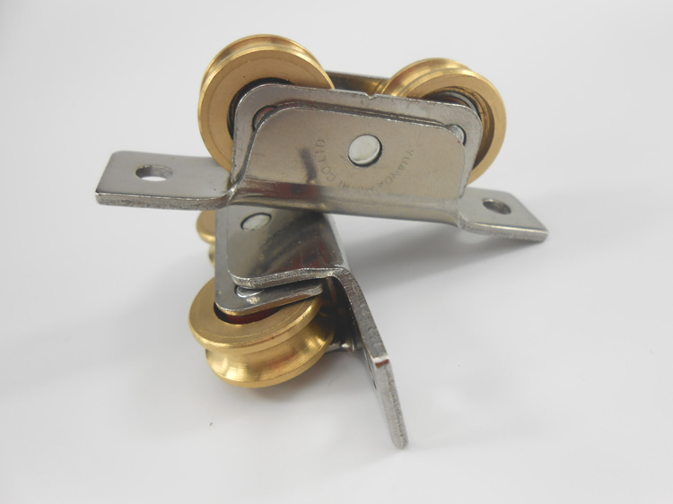 Furniture Caster Plastic Steel Sliding Door Pulley Cabinet Wardrobe Wheel Window Roller Household Hardware Part