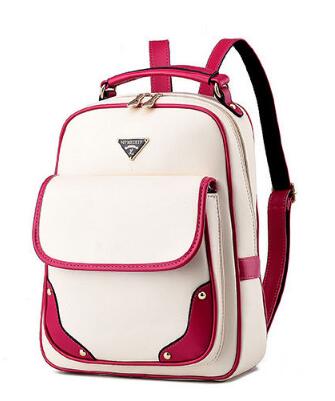 fashion designer backpack girl school pu leather shoulder bag of famous brand cute black book bags female Splicing the ladies' backpack, Red
fashion designer backpack girl school pu leather shoulder bag of famous brand cute black book bags female Splicing the ladies' backpack, Red