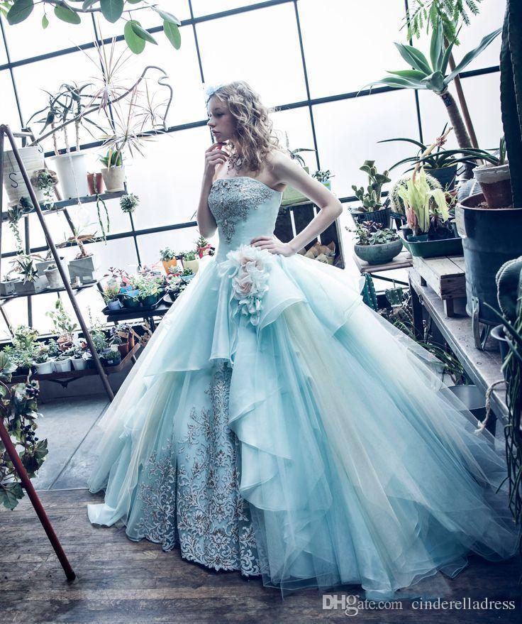 2017 Ice Blue Strapless Ball Gown Quinceanera Dresses Embroidery Tulle Floor-length Sweet 16 Dresses Vestidos De Quinceanera, Champagne
2017 Ice Blue Strapless Ball Gown Quinceanera Dresses Embroidery Tulle Floor-length Sweet 16 Dresses Vestidos De Quinceanera, Champagne