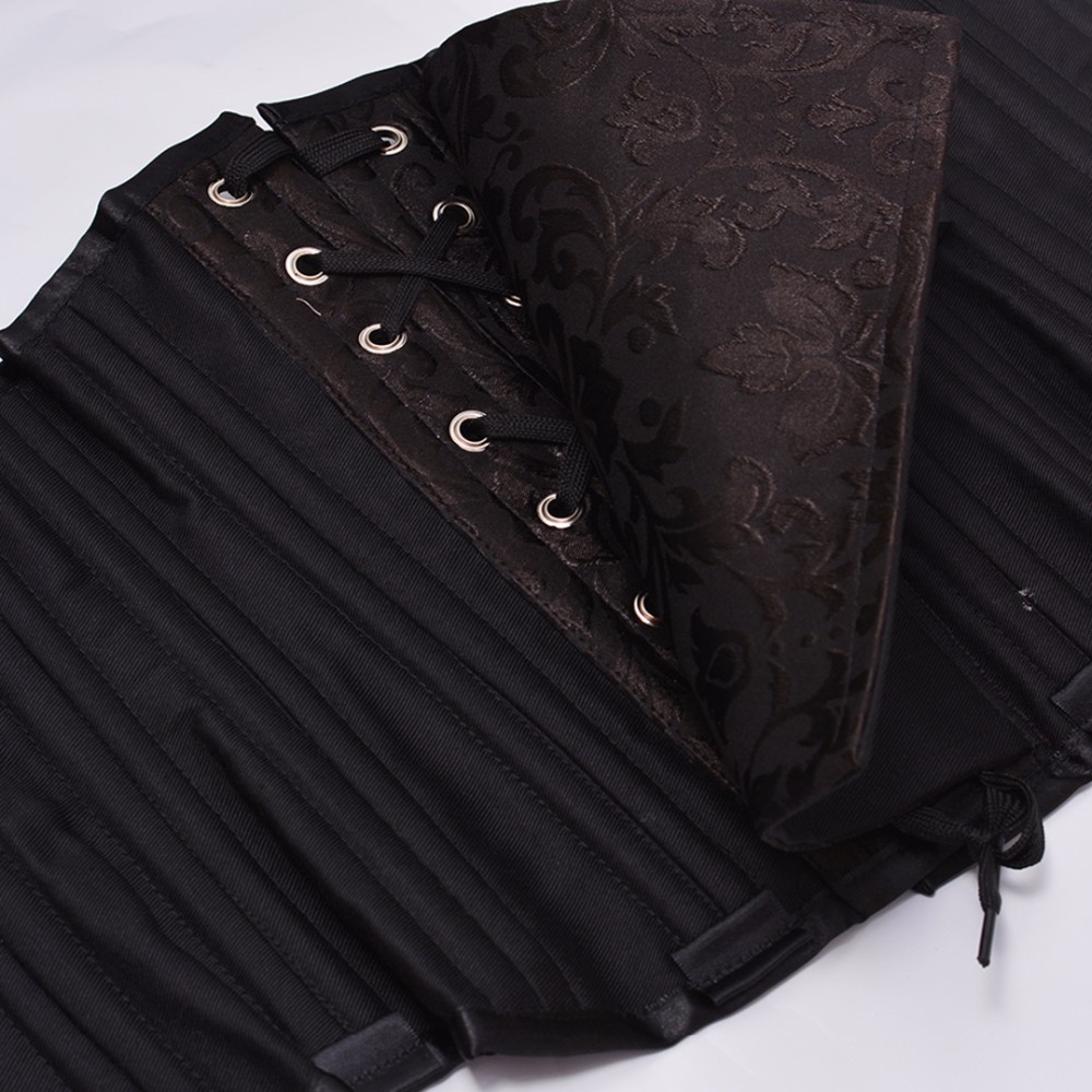 Double steel boned Underbust Corset Bodysuit Waist Trainer Slim Shapewear Control Corsets Cincher Body Shaper Bustier Waist Trainer 8110