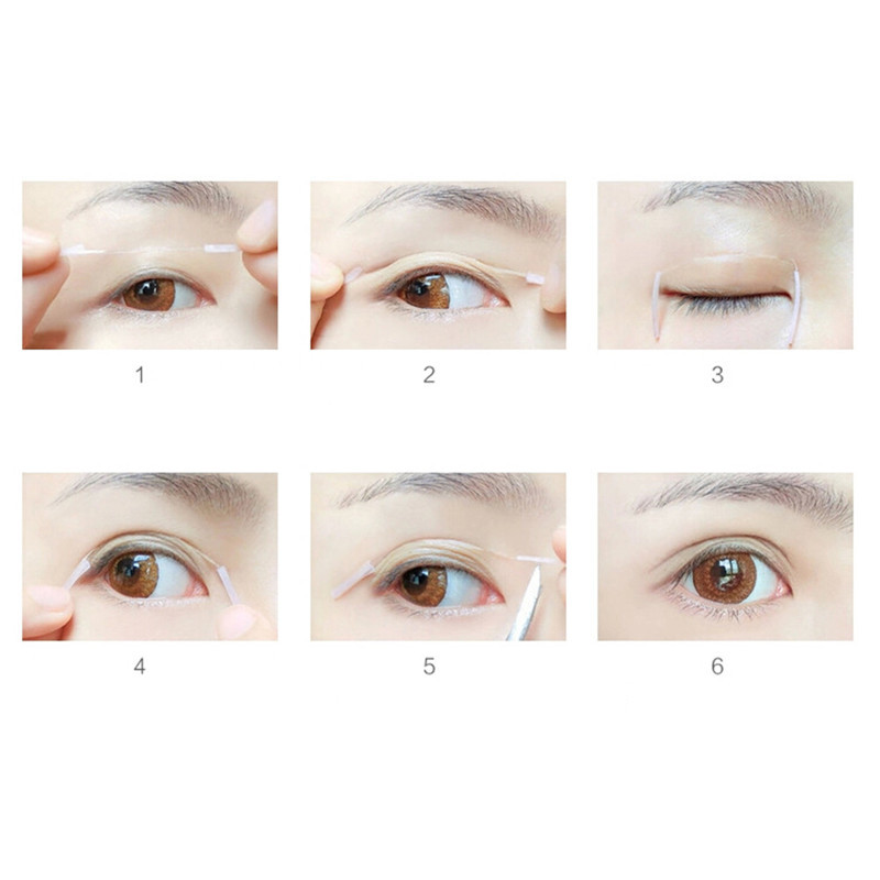 Invisible Fiber Double Side Adhesive Eyelid Stickers Eyelid Past Eyes Tapes Beauty Cosmetic Makeup Tools Free Shiping ZA2829