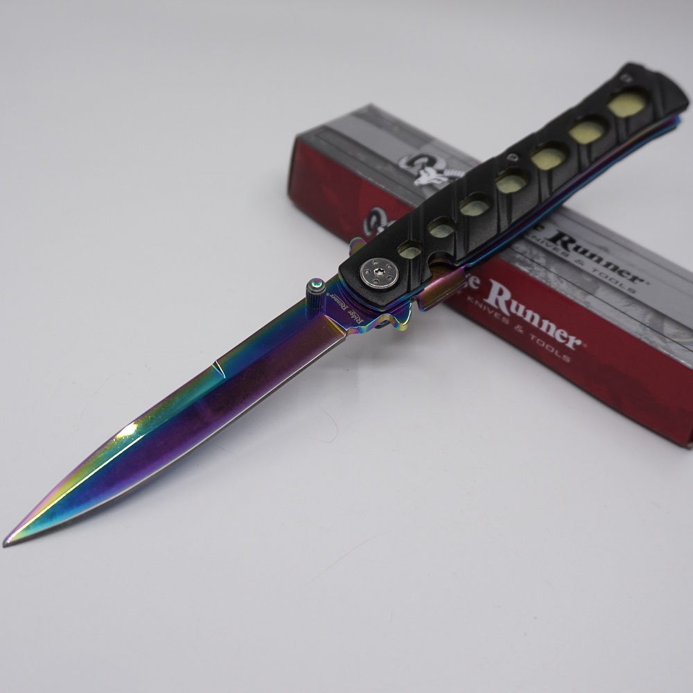 Titanium Knife Rainbow Color Tactical Folding Pocket Knives Outdoor Survival Knife 3Cr13 Blade Alumium Handle Combination Camping EDC Tool
Titanium Knife Rainbow Color Tactical Folding Pocket Knives Outdoor Survival Knife 3Cr13 Blade Alumium Handle Combination Camping EDC Tool