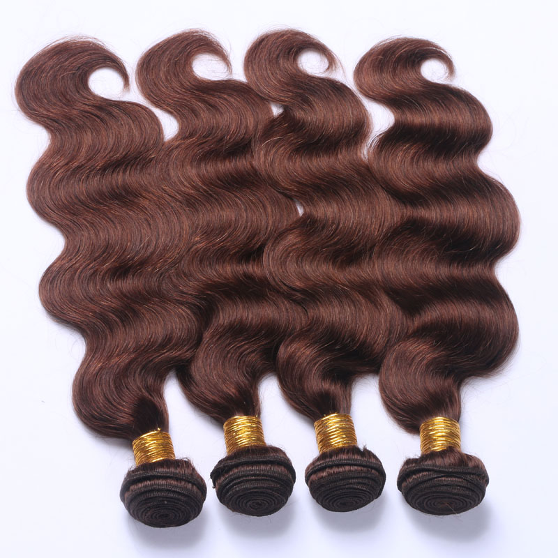 Dark Brown Body Wave Brazilian Virgin Hair Bundles 4#10-30 Human Remy Hair Extensions Hair Weaves Free Fast Shipping