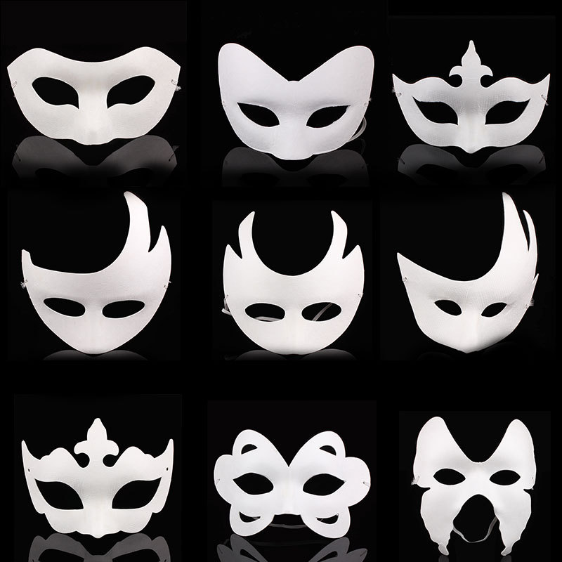 Wholesale White Unpainted Face Mask Plain Blank Version Paper Pulp Mask DIY Masquerade Masque Party Mask
Wholesale White Unpainted Face Mask Plain Blank Version Paper Pulp Mask DIY Masquerade Masque Party Mask