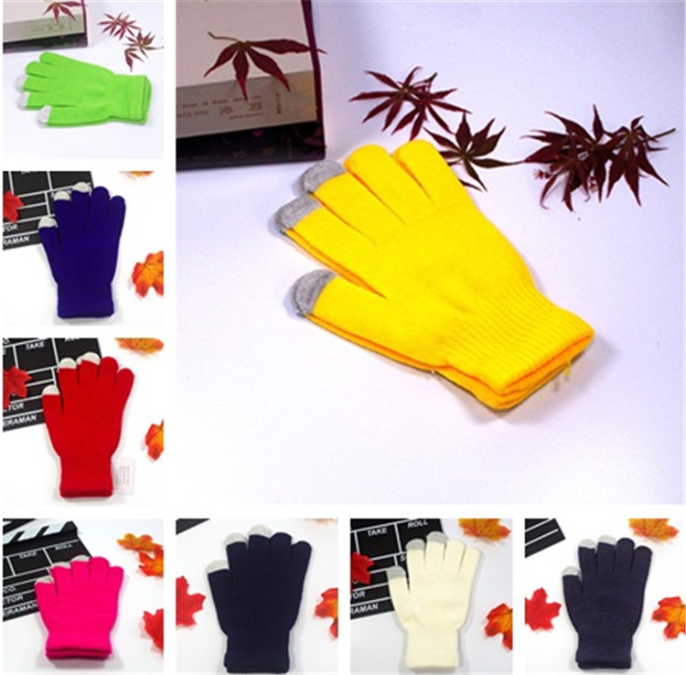 Fashion Five Fingers Gloves trendsetter Winter Solid color Cold-proof Touch Screen Gloves Fashion knitting gloves freeze protection gloves CA522
Fashion Five Fingers Gloves trendsetter Winter Solid color Cold-proof Touch Screen Gloves Fashion knitting gloves freeze protection gloves CA522