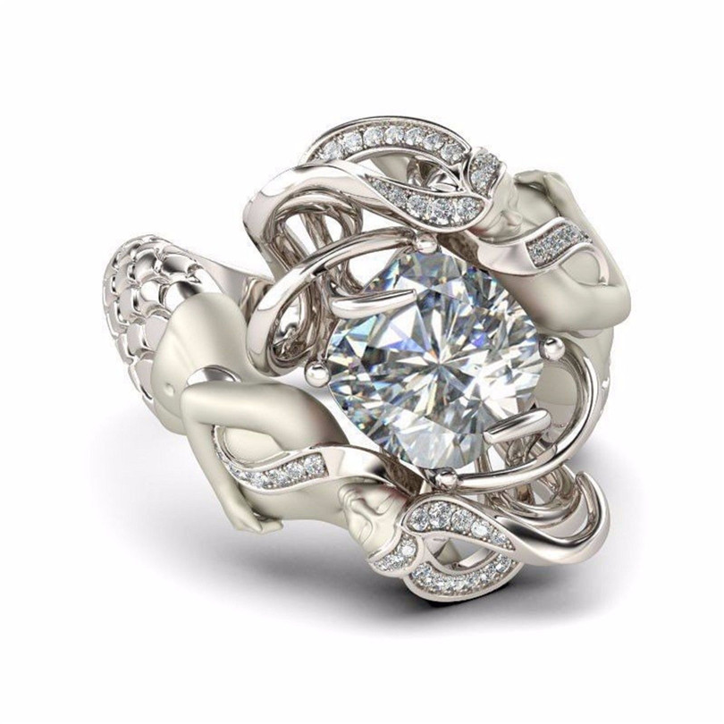 Fashion cute Mermaid Gemstone ring Jewelry cushion cut 8mm Simulated Diamond 925 Sterling Silver Wedding Band Rings for Women Size 5-10
Fashion cute Mermaid Gemstone ring Jewelry cushion cut 8mm Simulated Diamond 925 Sterling Silver Wedding Band Rings for Women Size 5-10