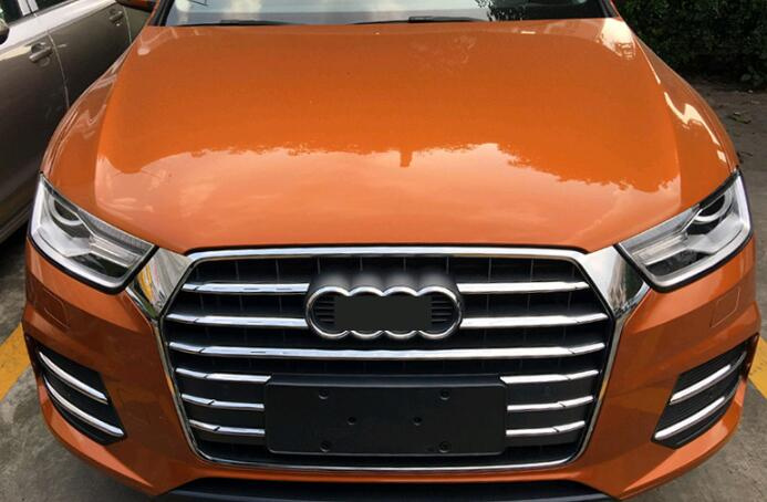 High quality Stainless steel 11pcs car Front grill decoration strip,grill trim, 4pcs front fog lamp trim for Audi Q3 2016-2017
High quality Stainless steel 11pcs car Front grill decoration strip,grill trim, 4pcs front fog lamp trim for Audi Q3 2016-2017