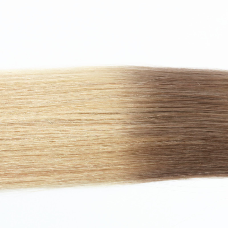 Ombre Color #6#613 Best Seling High Quality Fashion Style Virgin Remy Hair Straight Human Hair Clip in Hair Extension 100G Per Bundle