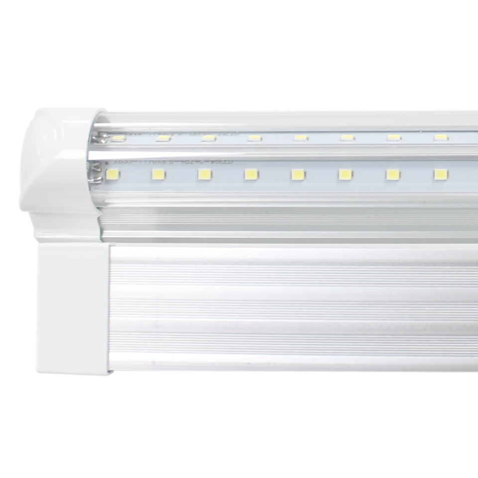 V-Shaped T8 Led Tube Lights 4FT 28W 5FT 36W 6FT 42W 8FT 72W 2.4m Integrated Cooler Door Led Fluorescent Double Glow lighting