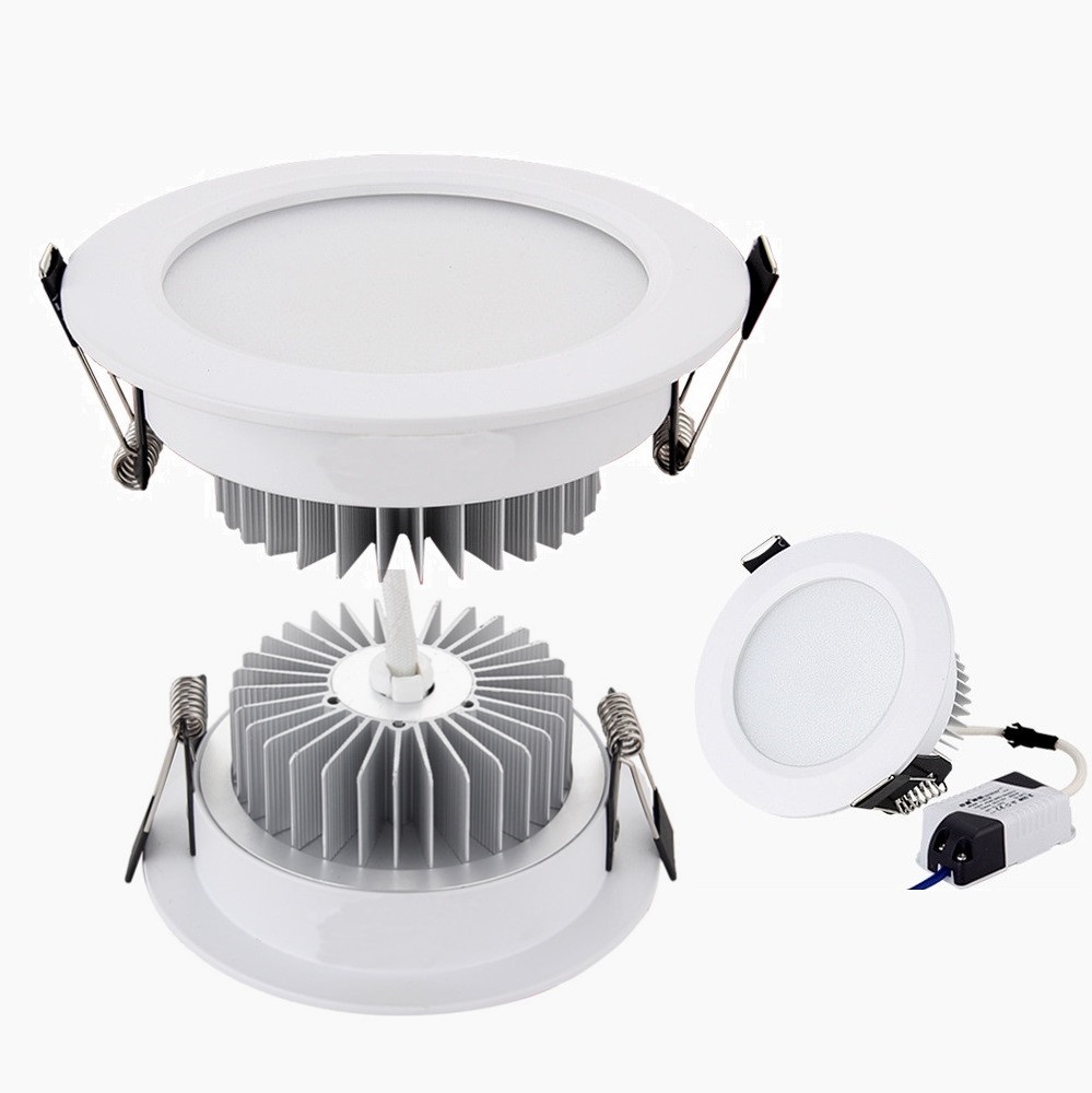 Silver/White Shell Led Down Lights 9W 12W 15W 18W Dimmable Led Downlights Recessed Ceiling Light 110-240V
Silver/White Shell Led Down Lights 9W 12W 15W 18W Dimmable Led Downlights Recessed Ceiling Light 110-240V