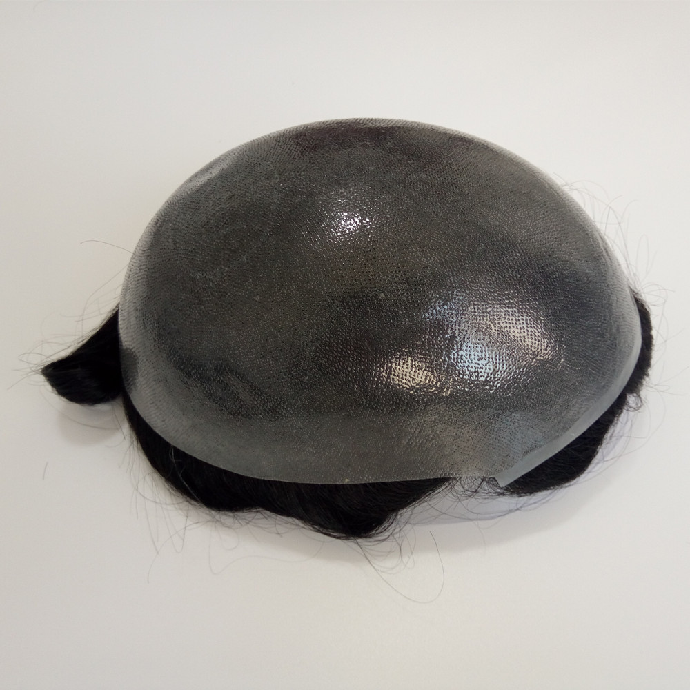New hand made prothesis remy human hair mens toupee with thin skin base at factory price, Hair color option
New hand made prothesis remy human hair mens toupee with thin skin base at factory price, Hair color option