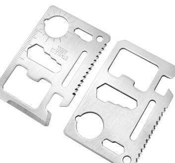 11 In 1 Multi Tools Hunting Camping Survival Pocket Knife Credit Card Knife Stainless Steel Outdoors Gear EDC Tools
11 In 1 Multi Tools Hunting Camping Survival Pocket Knife Credit Card Knife Stainless Steel Outdoors Gear EDC Tools