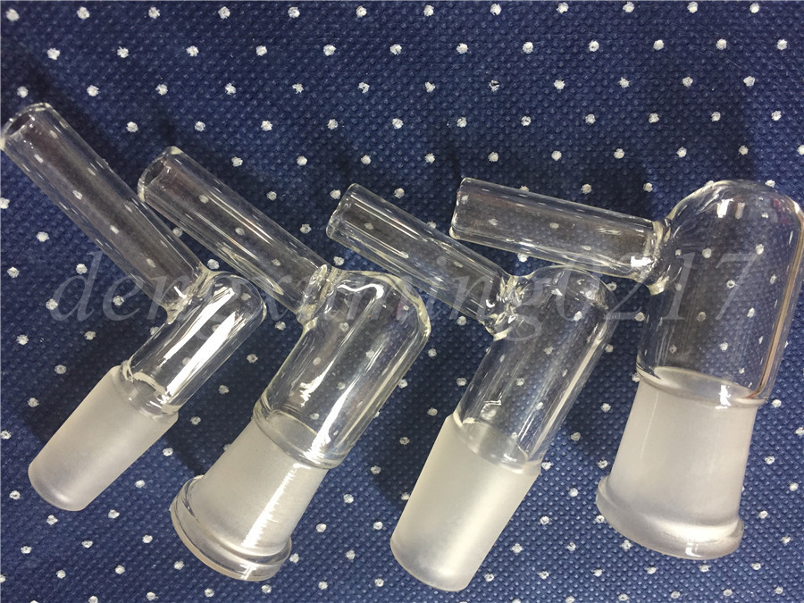Glass oil burner Vapor Whip Adapter Female or Male 90 Degree Large Hose smoking pipes