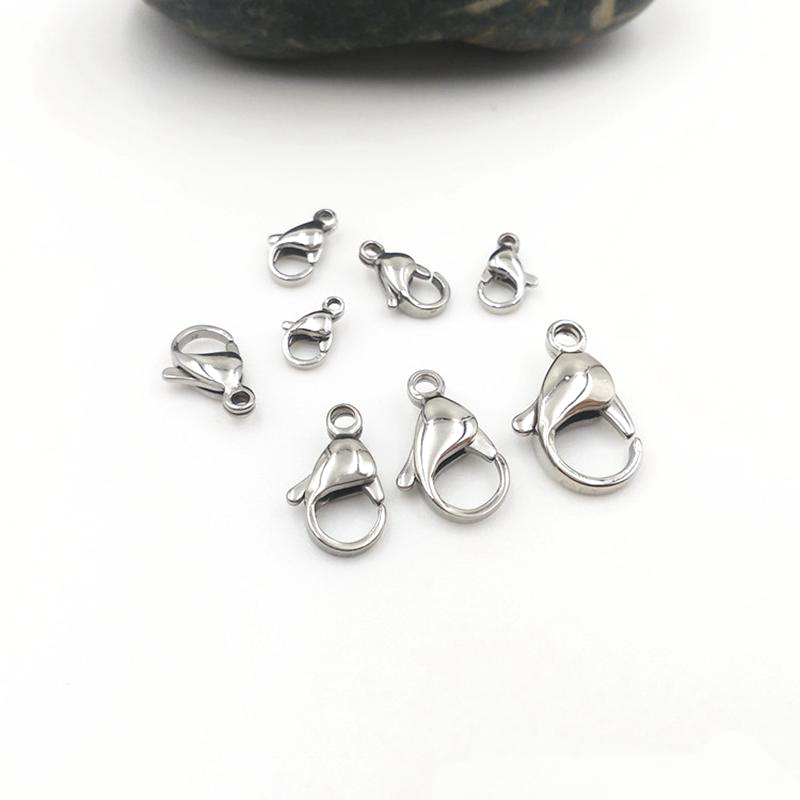 High quality 316L Ssteel lobster clasps necklace jewelry DIY accessories 919mm