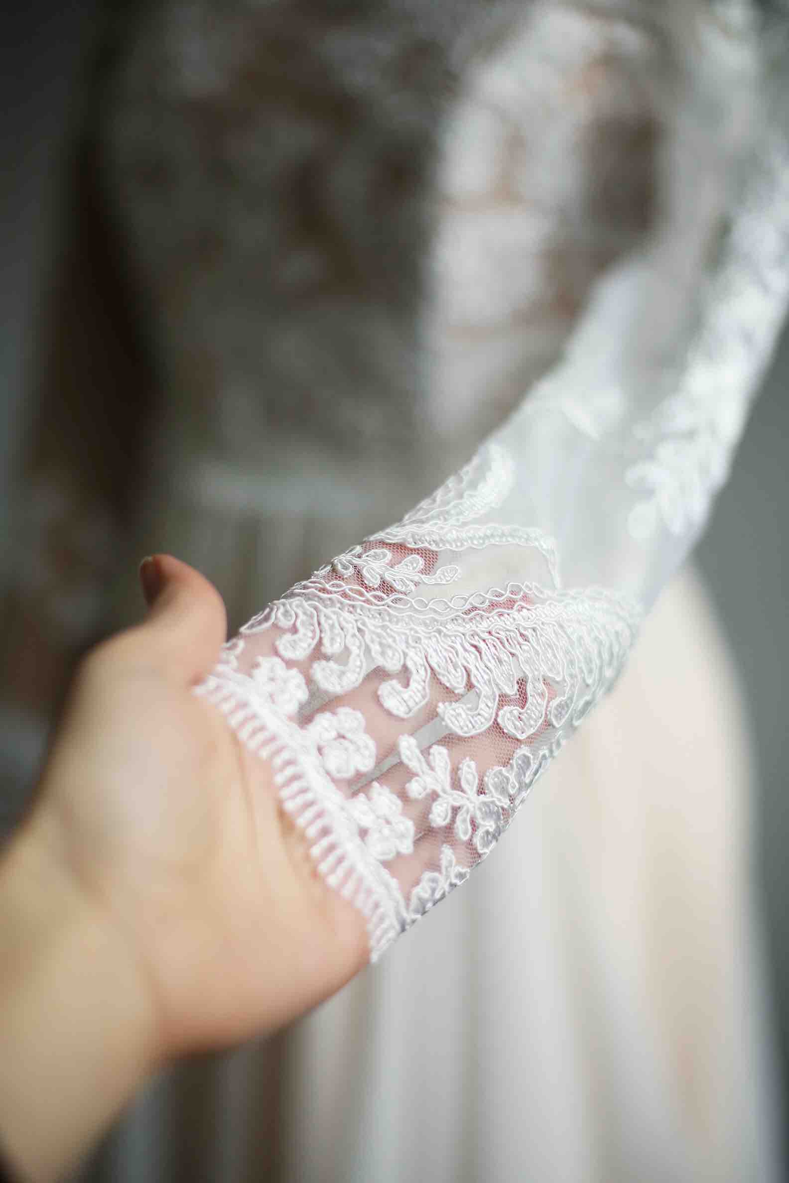 boho beach lace wedding dresses deep jewel neck aline long sleeves floor length chiffon bridal gowns