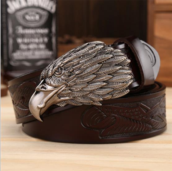 2023 New Belt Big Buckle Designer Belts for men Copper Eagle Buckle Mens and Women Waistband Cowhide Leather Belts