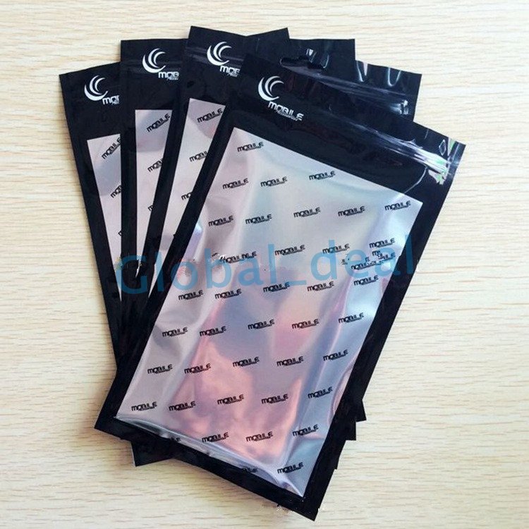 11520 1222cm 23135 Zipper Plastic Retail Package Bag poly Packaging Box For Mobile Phone Case For Samsung S7 S6 Iphone 6 6S 736885