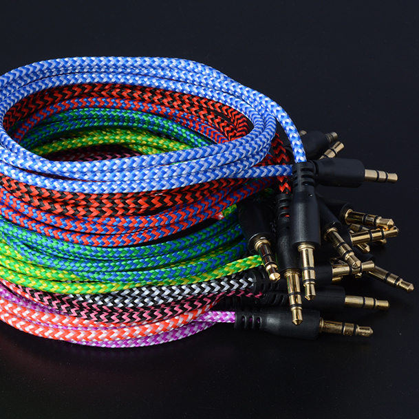 Braided Audio Auxiliary Cable 1m 3.5mm Wave AUX Extension Male to Male Stereo Car Nylon Cord Jack For Smartphone PC MP3 Headphone Speaker
Braided Audio Auxiliary Cable 1m 3.5mm Wave AUX Extension Male to Male Stereo Car Nylon Cord Jack For Smartphone PC MP3 Headphone Speaker