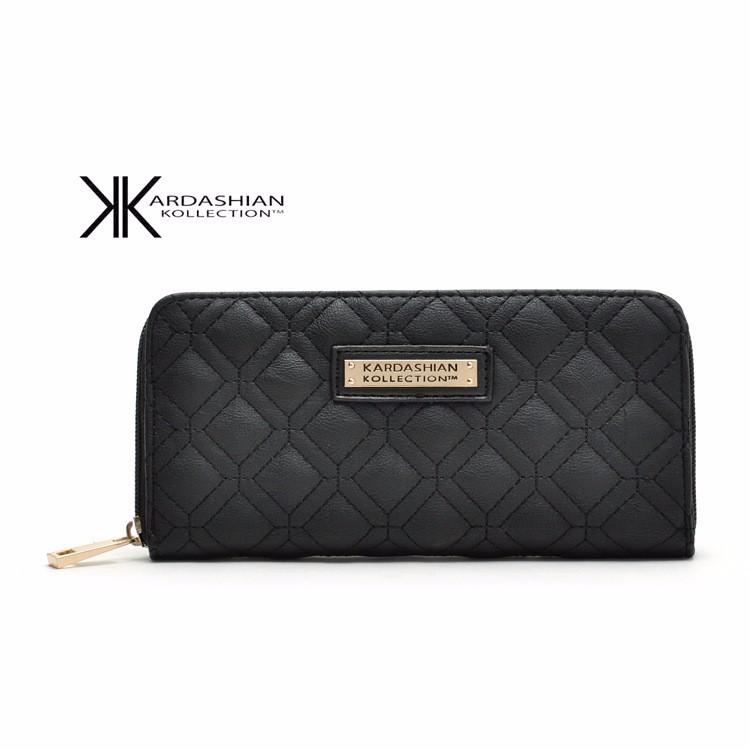 2017 Hot Selling Kk Wallet Long Design Women Wallets PU Leather Kardashian Kollection High Grade Clutch Bag Zipper Coin Purse Handbag
