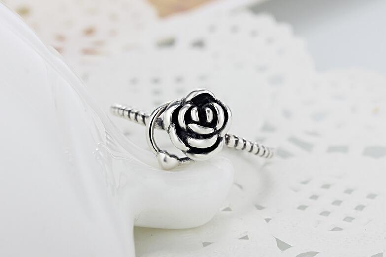 Wholesale Professional Vintage Jewelry 925 Sterling Silver Women Wedding Engagement Band Cut Flower Ring For Lover Giift Size 5/6/7/8/9