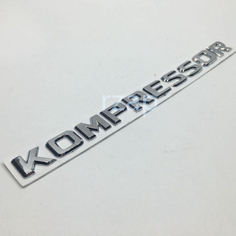 Chrome Silver KOMPRESSOR Letter Logo Trunk Emblem Badge Sticker for Mercedes W203 W204 W212 W221 AMG
Chrome Silver KOMPRESSOR Letter Logo Trunk Emblem Badge Sticker for Mercedes W203 W204 W212 W221 AMG