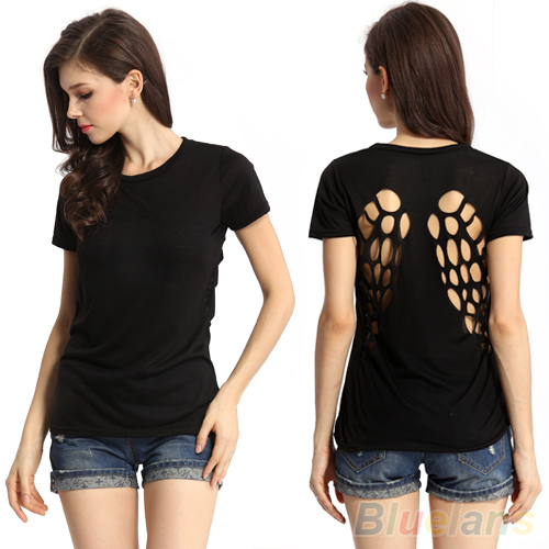 Wholesale- 2016 New Sexy Womens Hollow Out Cotton Short Sleeve T-shirt Tops 8MSO, As pic
Wholesale- 2016 New Sexy Womens Hollow Out Cotton Short Sleeve T-shirt Tops 8MSO, As pic