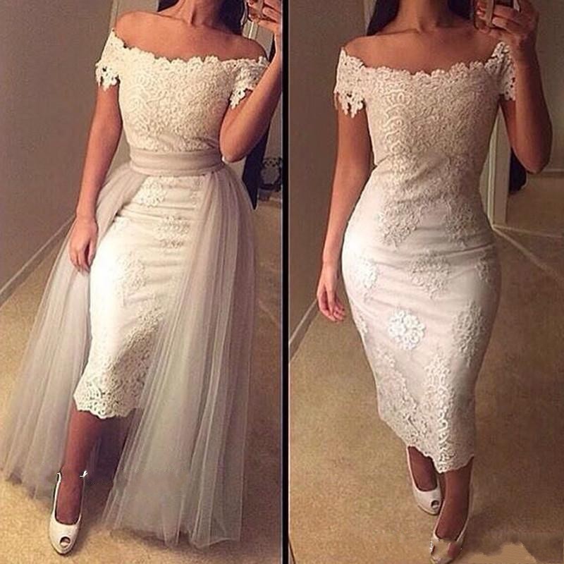 2017 Women Cocktail Dresses Off Shoulder Sheath Short Sleeves Overskirts Detachable Train Silver Party Dress Tea Length Homecoming Gown, Yellow
2017 Women Cocktail Dresses Off Shoulder Sheath Short Sleeves Overskirts Detachable Train Silver Party Dress Tea Length Homecoming Gown, Yellow