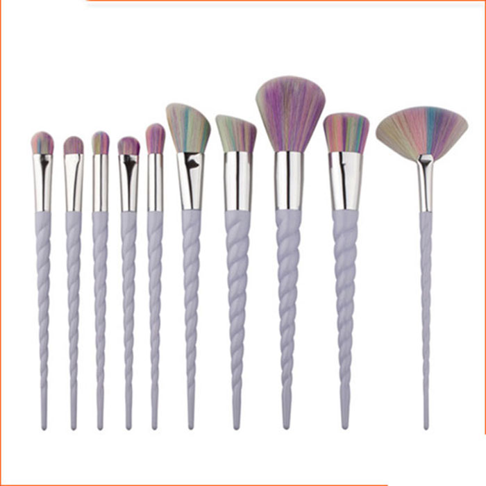 Hot 10 PCS Brushes The fan brush Makeup Tools free shipping B14